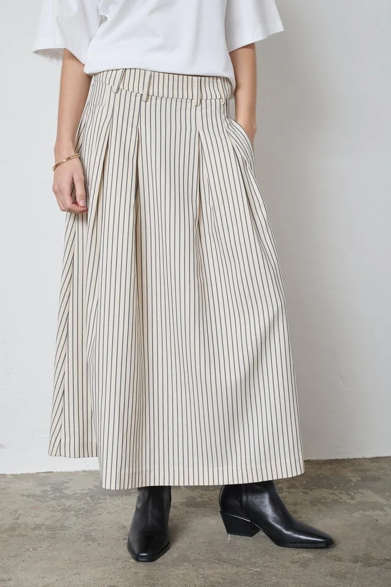 Co´Couture - Salviecc Anya Pleat Skirt 44016 - 4000 - White