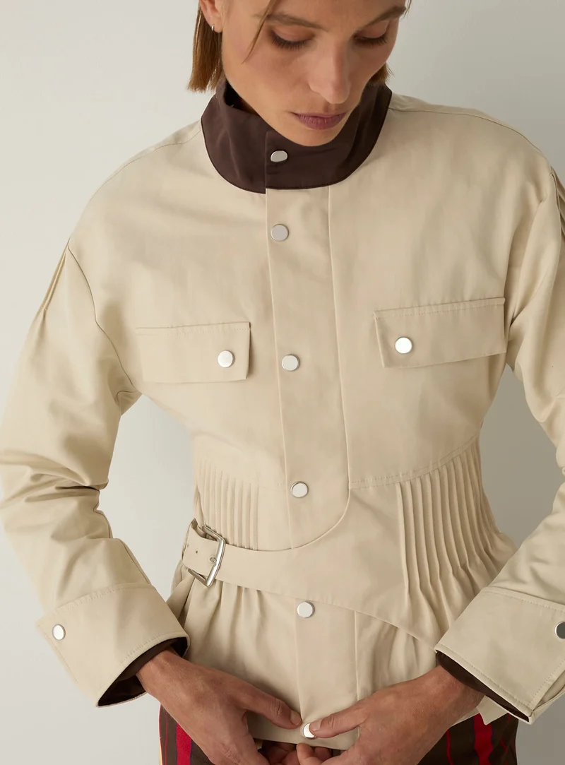 ORLY ECRU SERGE JACKET