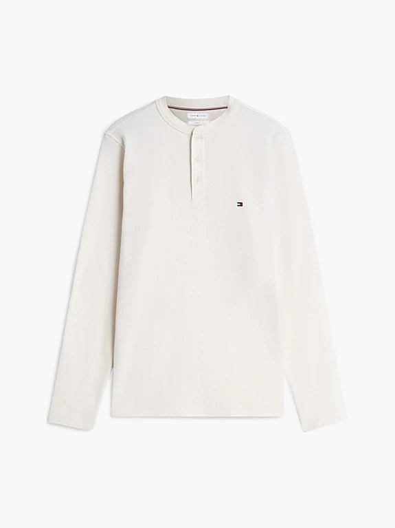 Waffle Texture Longsleeve Henley