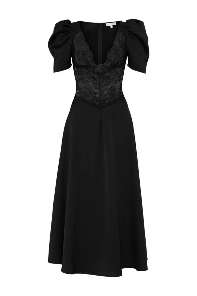 Francis lace midi dress