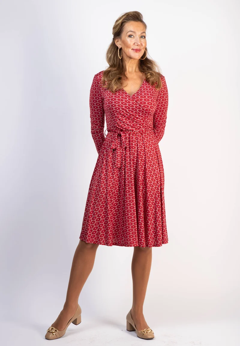 MARGUERITE - RED PRINT