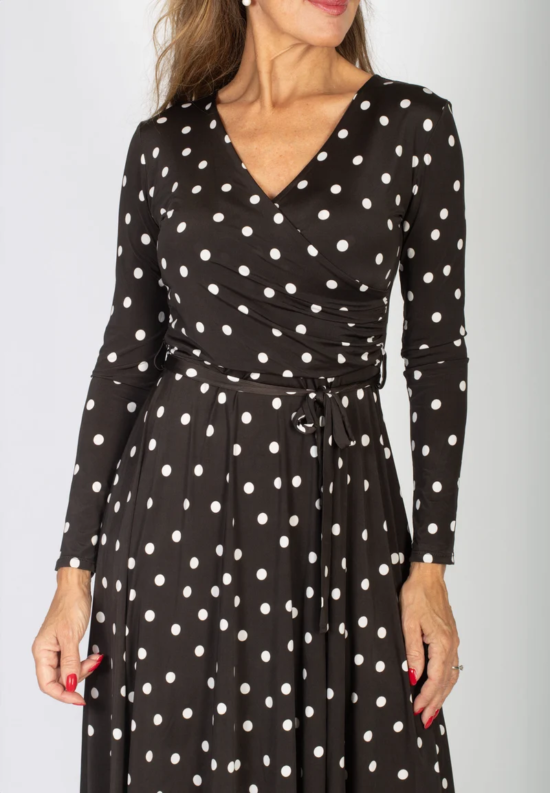 MARGUERITE - DARK BROWN DOT