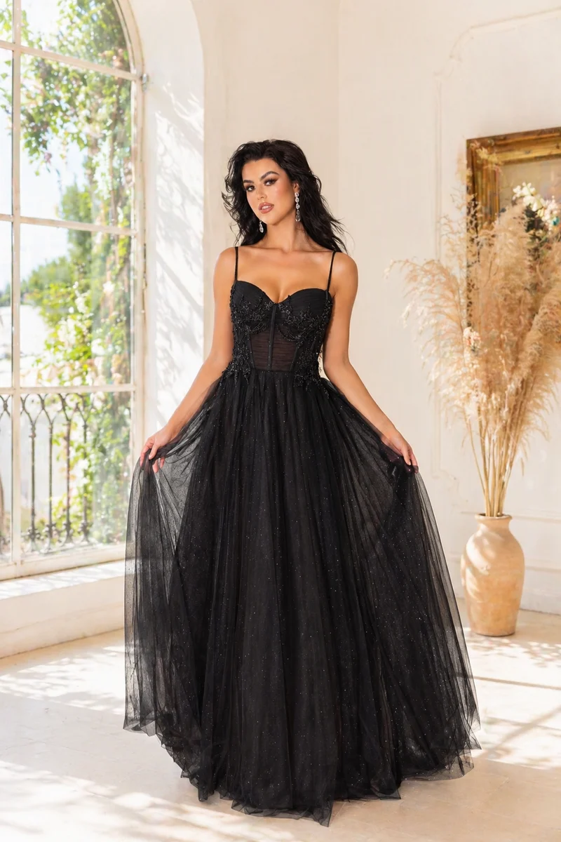 Balklänning / Aftonklänning TNN 537 black