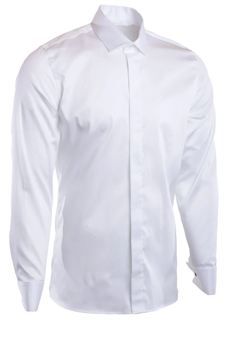Skjorta Botthof Super Body slim fit vit