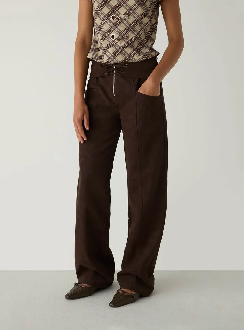 SELAH DARK BROWN PANTS