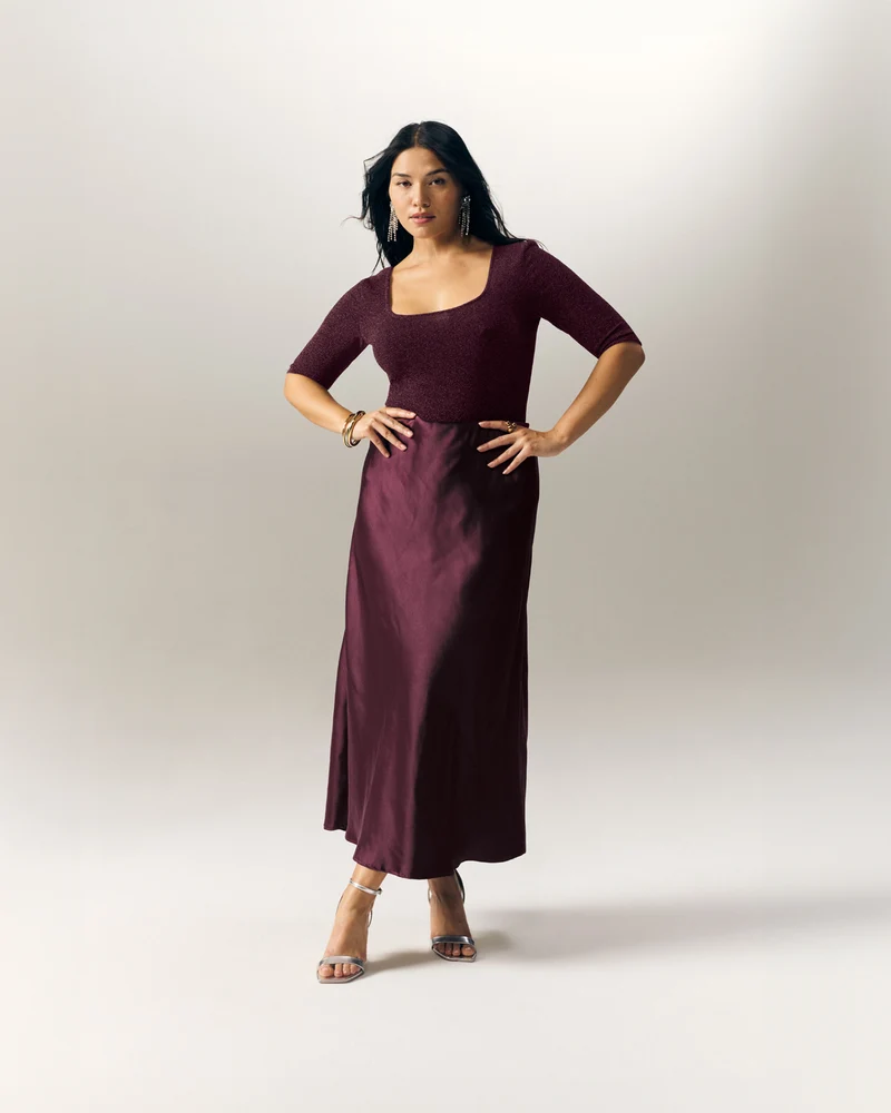 Jupe Emma satin