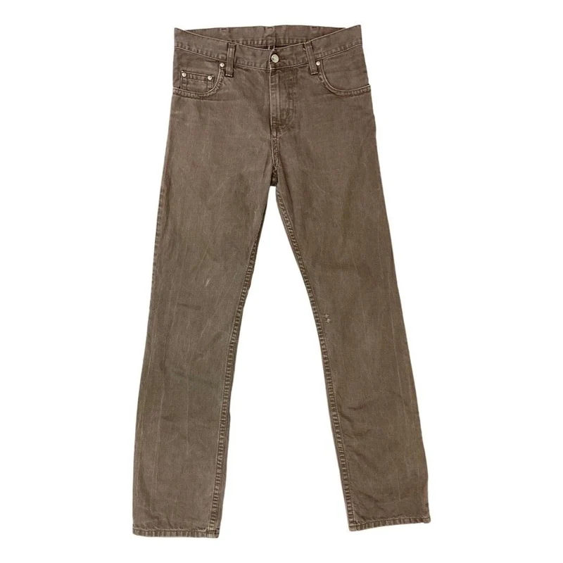 Vintage 90s 00s Brown Carhartt Workwear Straight Leg Trousers Denim Jeans 31 M