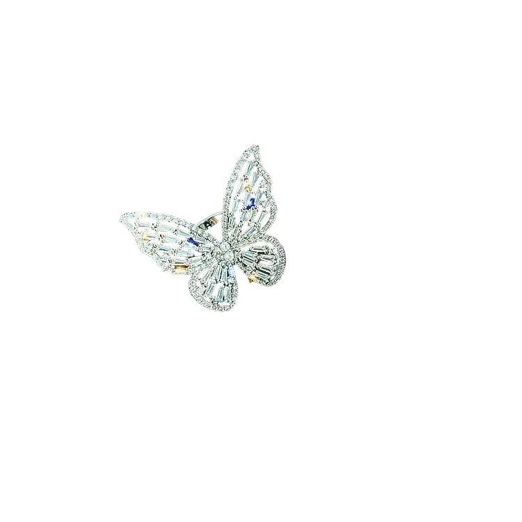 Kvinnors Ring Fjäril Design Trendig
