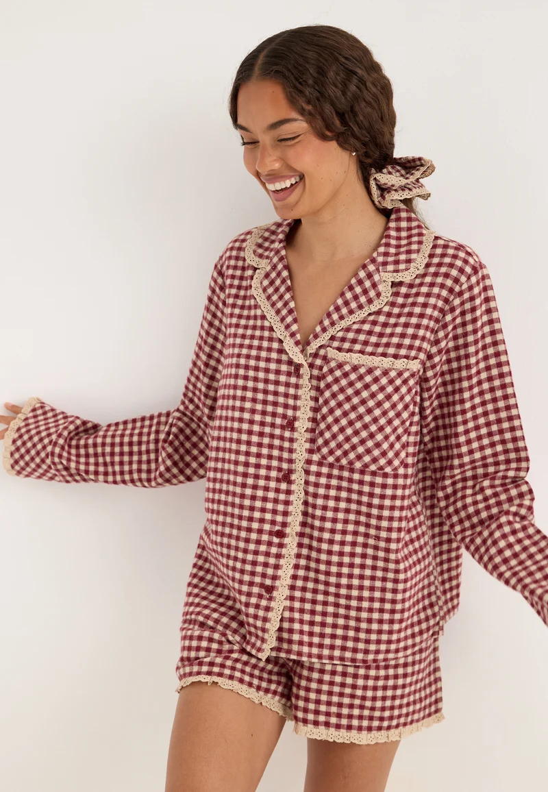 Flannel Pajama Shirt