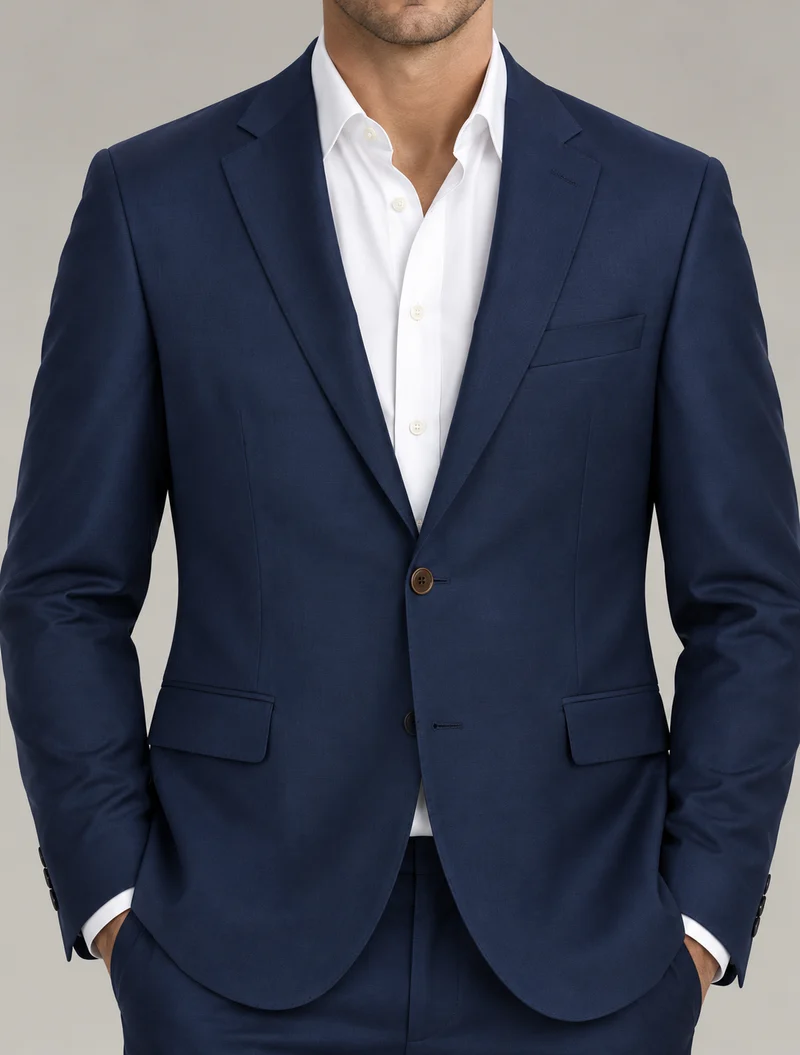 Cavaliere Kavaj Parker regular fit navy