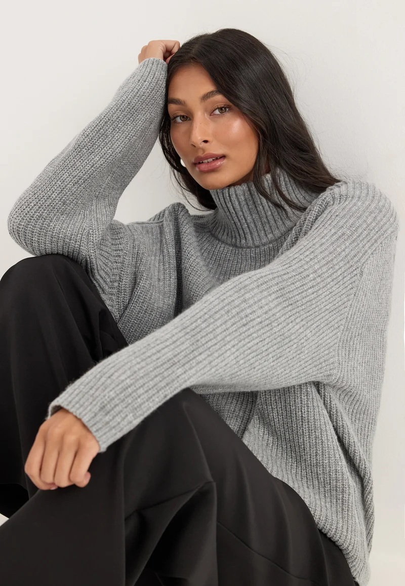 Objfippi L/S OZ KNIT PULLOVER