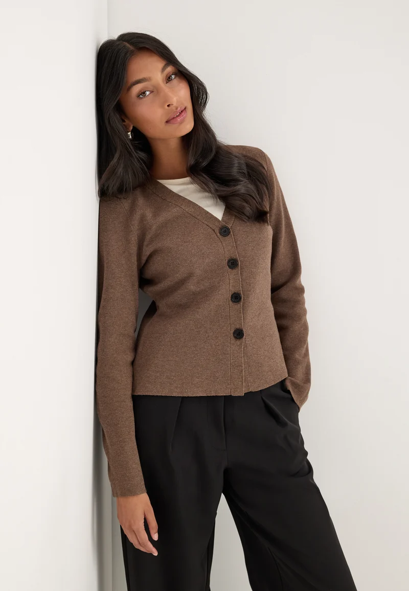 Vmmille Ls V-neck Cardigan