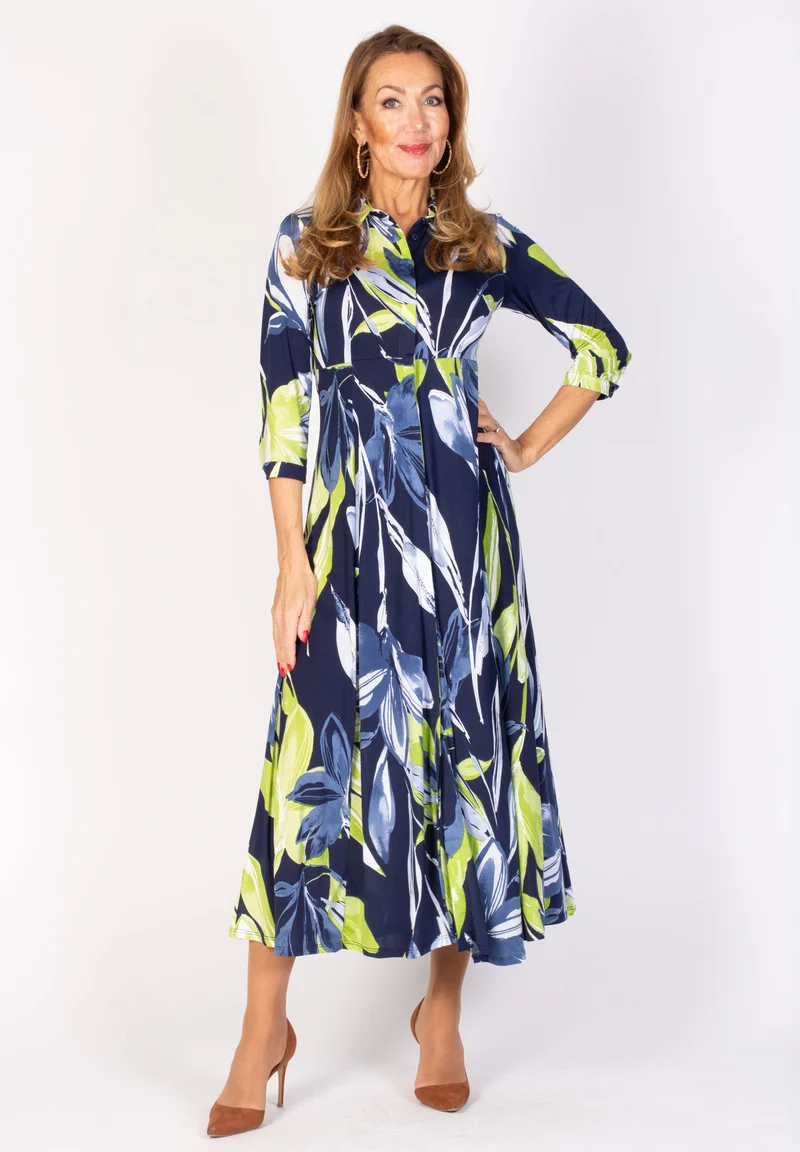 BILLIE LOU - NAVY LIME