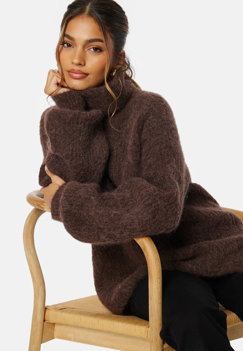 CC Chunky knitted wool mix sweater