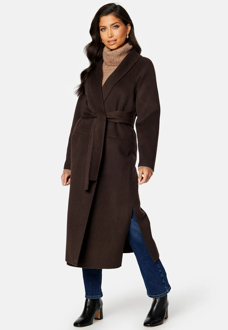 CC Belted Wool Coat