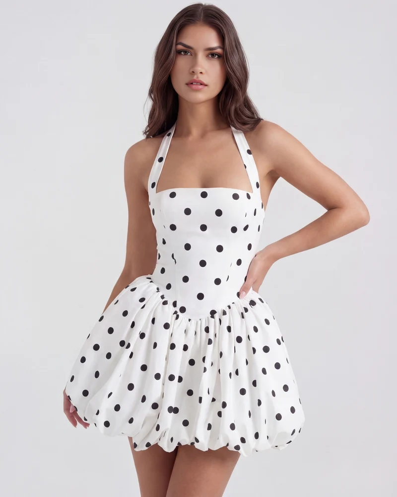 Sophie | Vintage Charmig Mini Klänning