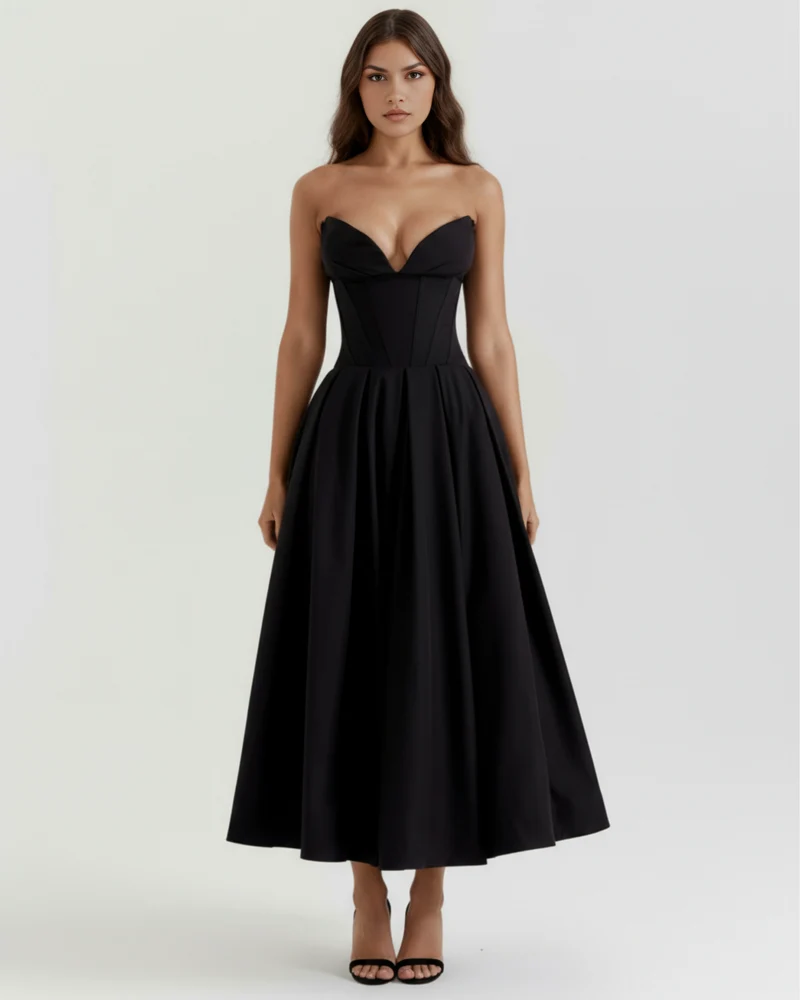 Sophia | Elegant Voluminös Klänning