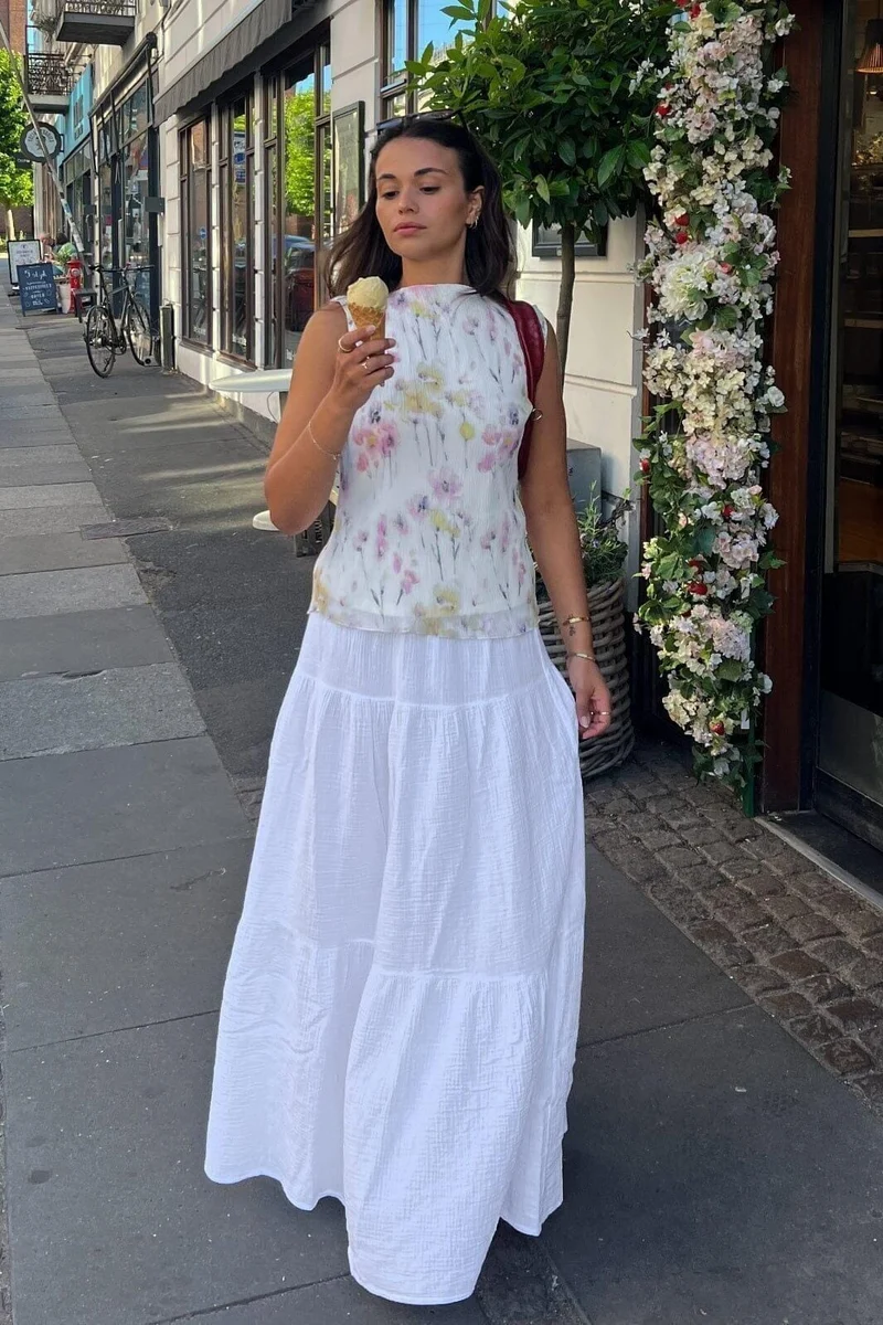 Noella - Leyla Skirt 13110001 - 028 White