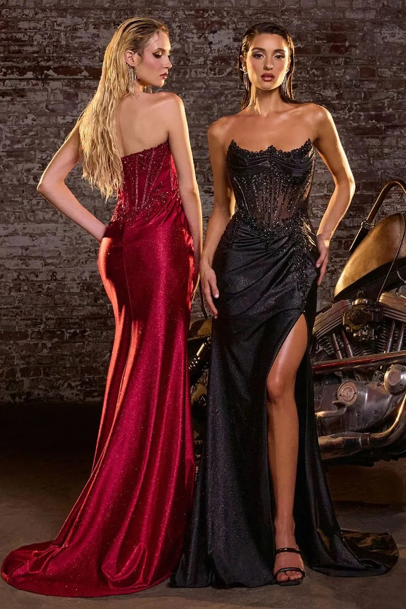 Axelbandslös Sweetheart Neckline-klänning från Ladivine CC463 - Kvinnlig festklänning - speciellt tillfälle