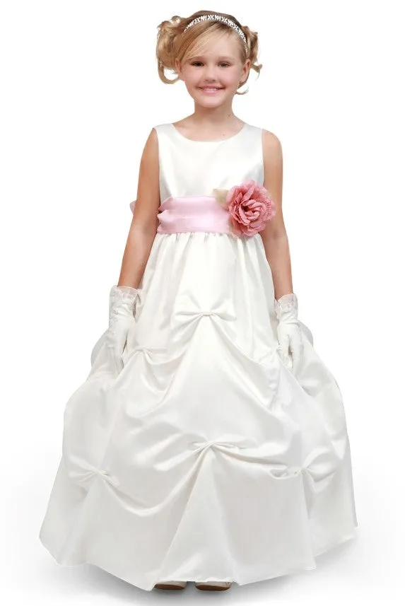 Flower Girl Rhinestone Studded Bodice Dress från Cinderella Couture - AS1190
