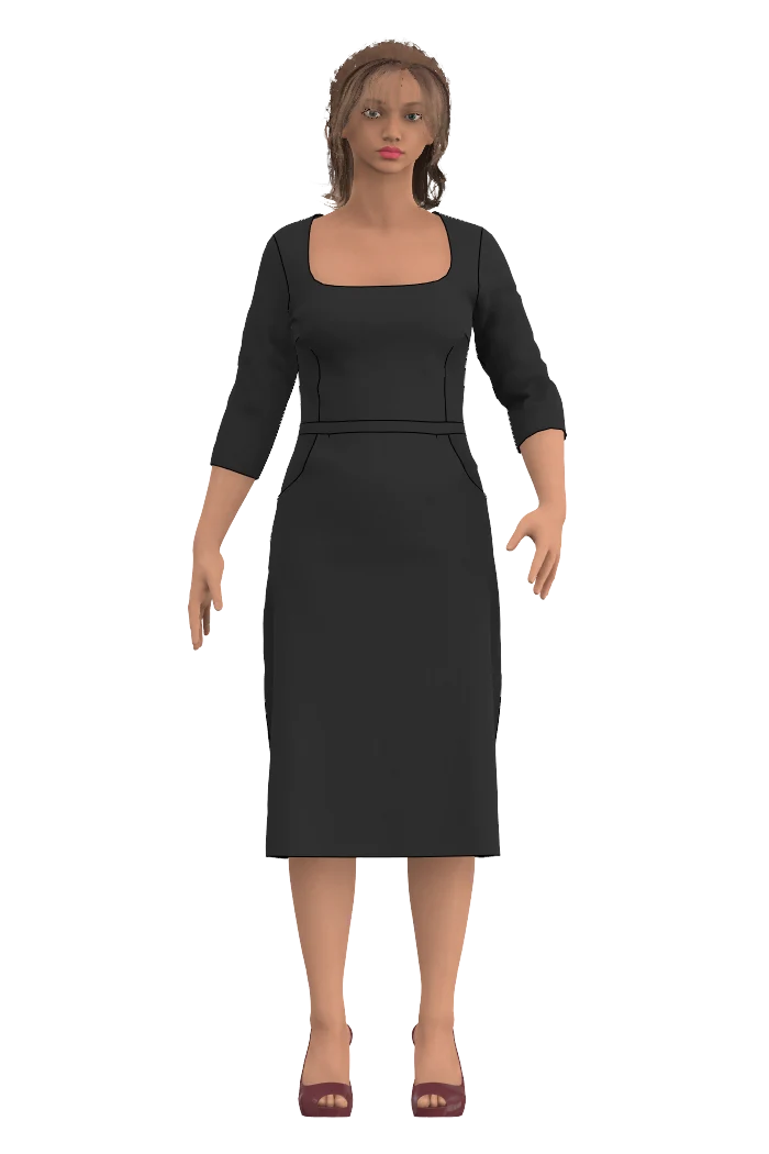 Klänning Inez - Black