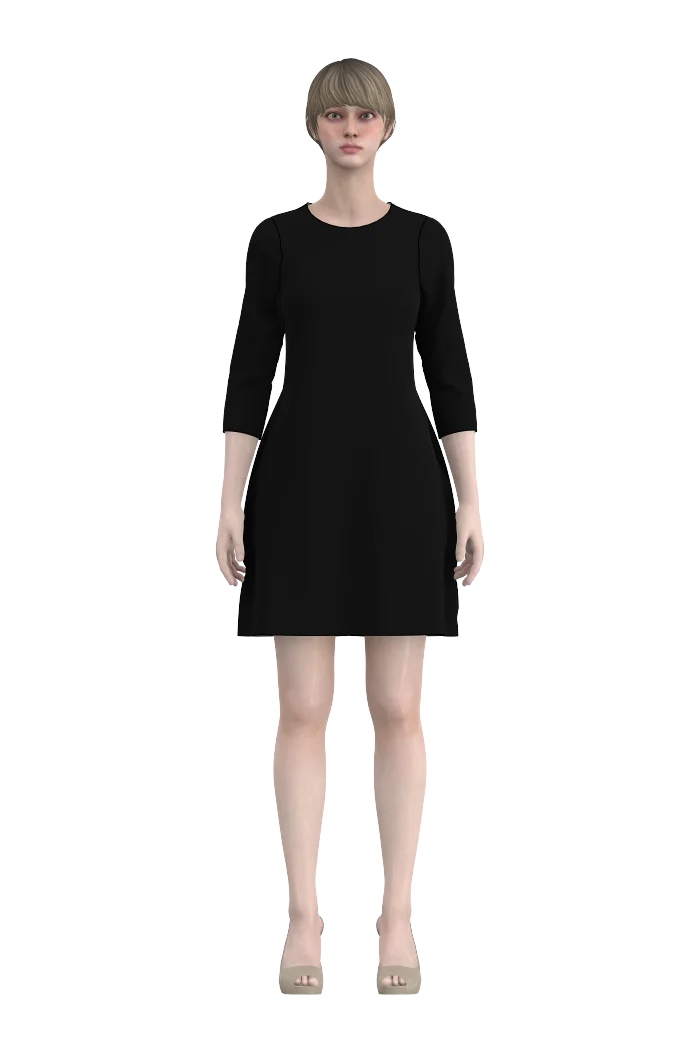 Klänning Bardot - Black