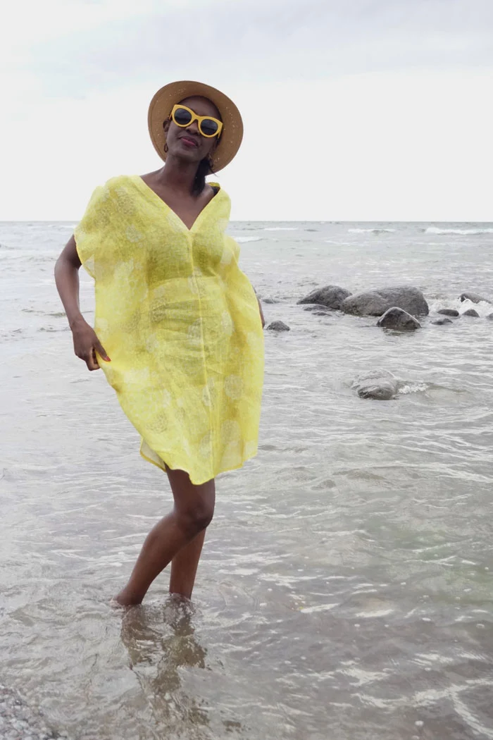Klara Kaftan - Zinnia Yellow