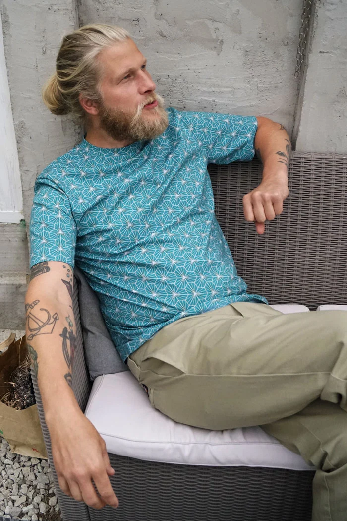 T-Shirt Erik - Tiletale light blue