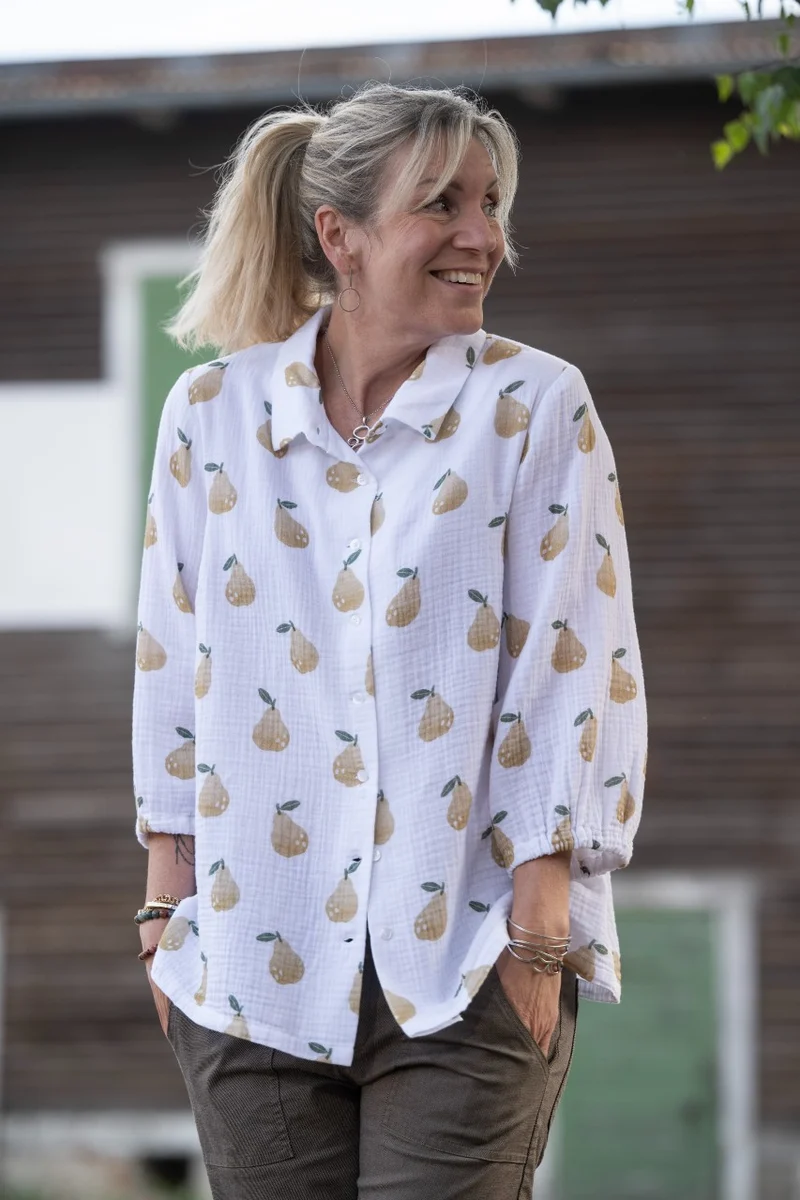 Silduksskjorta Päron