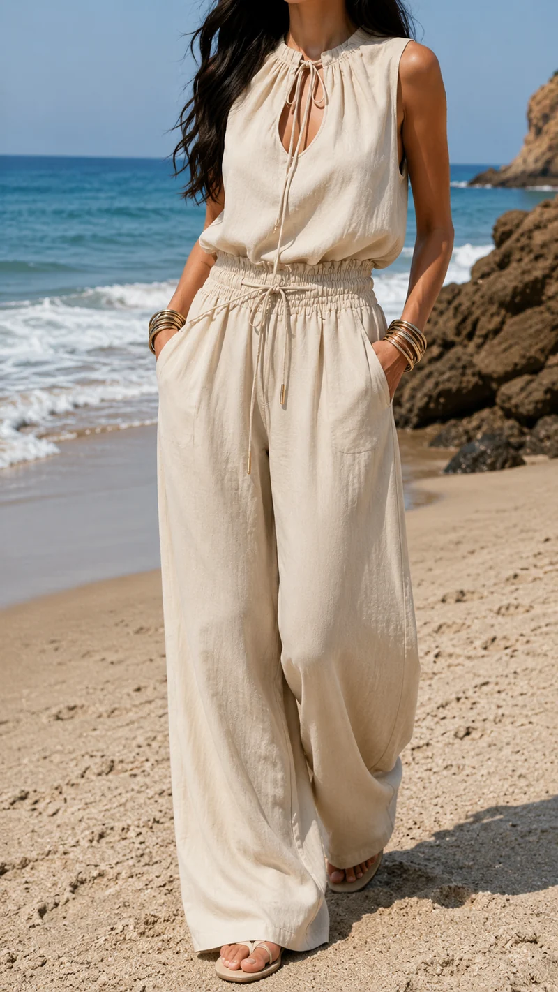 Bohemisk sandvit jumpsuit