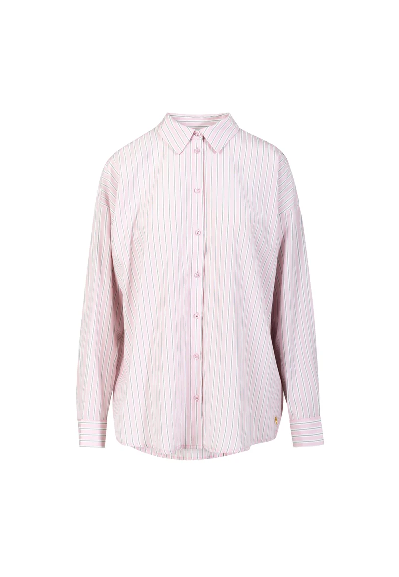 LÅDAKLASSISK SKJORTA - Light pink stripes