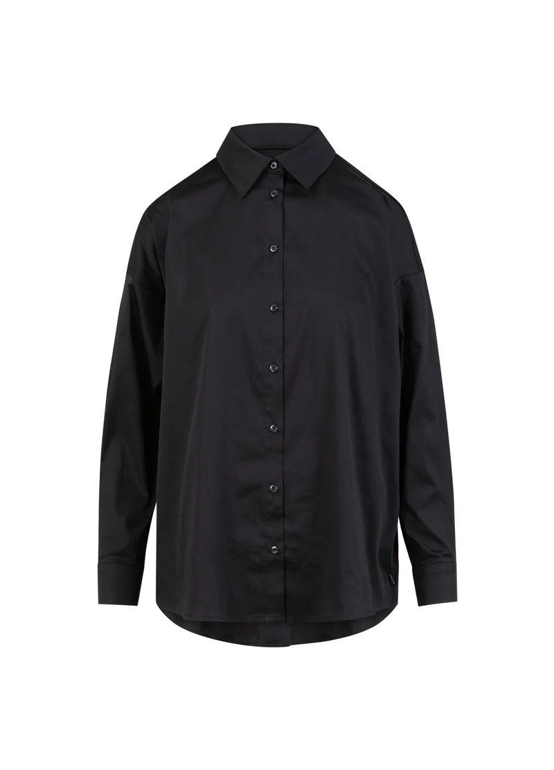 BOXY CLASSIC SHIRT - Black