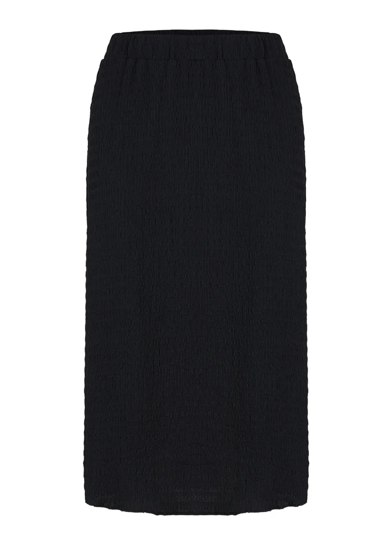 CC HEART KORA KJOL M SLITS - Black