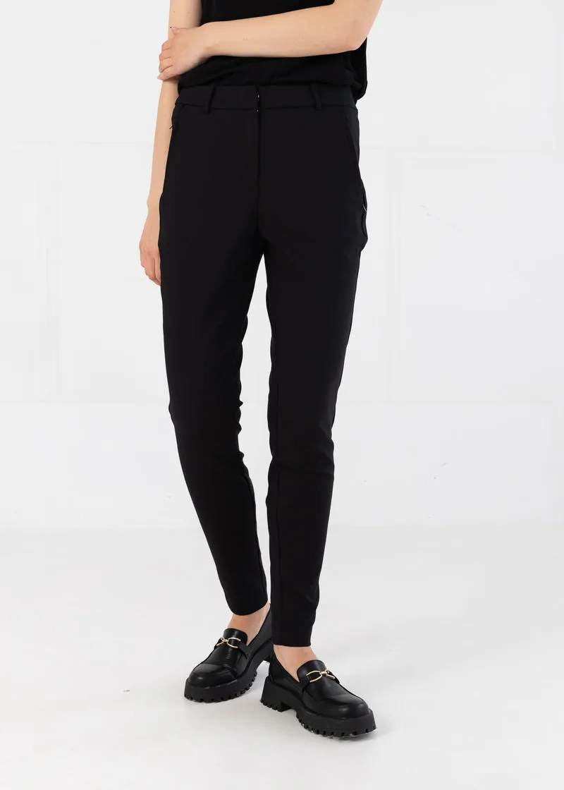 BYXOR NORMAL LÄNGD - STELLA PASSFORM - Black