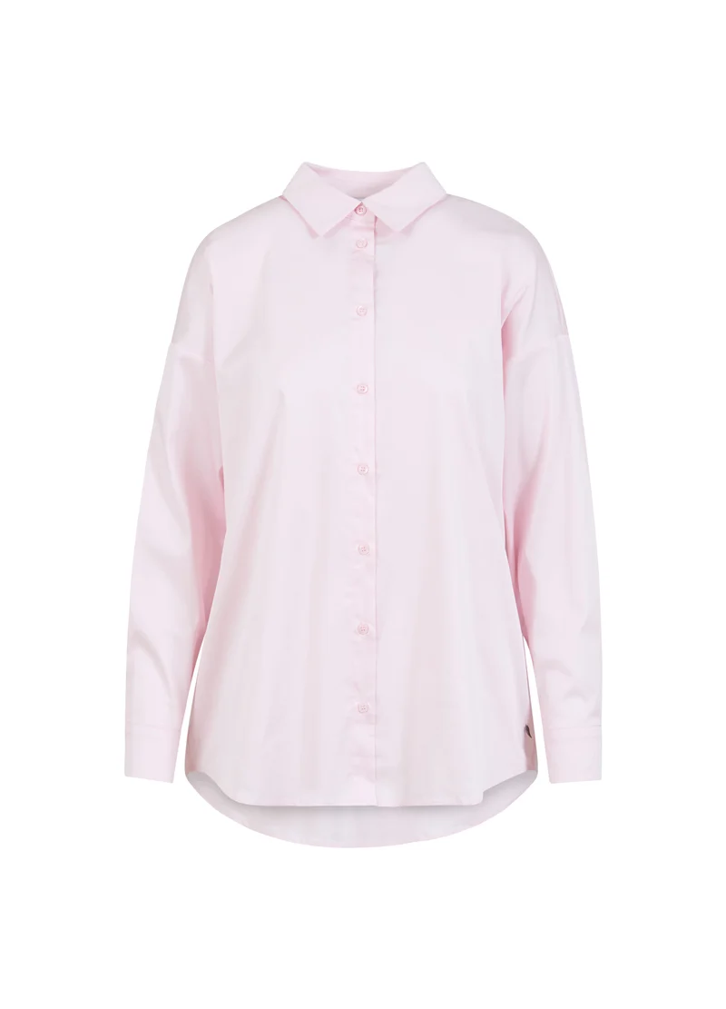 BOXY CLASSIC SHIRT - Powder rose