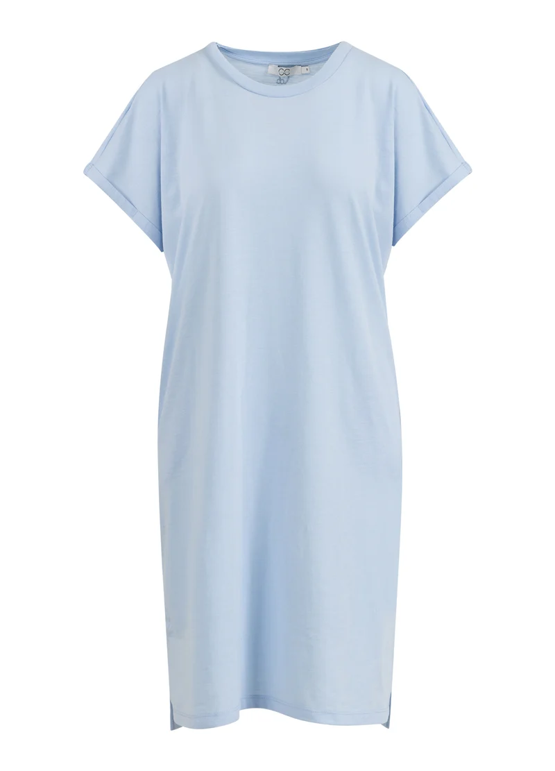 CC HEART JERSEY KLÄNNING - Powder blue