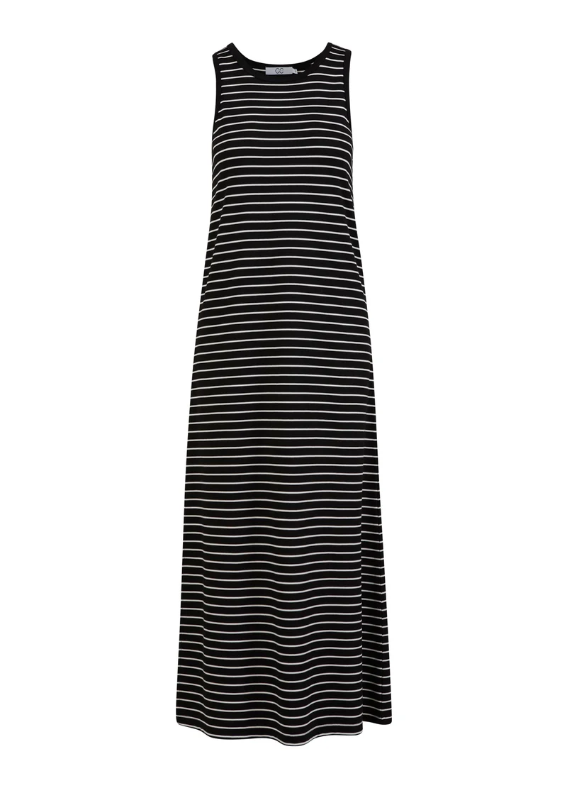 CC HEART FAYE RANDIG KLÄNNING - Black/white stripes