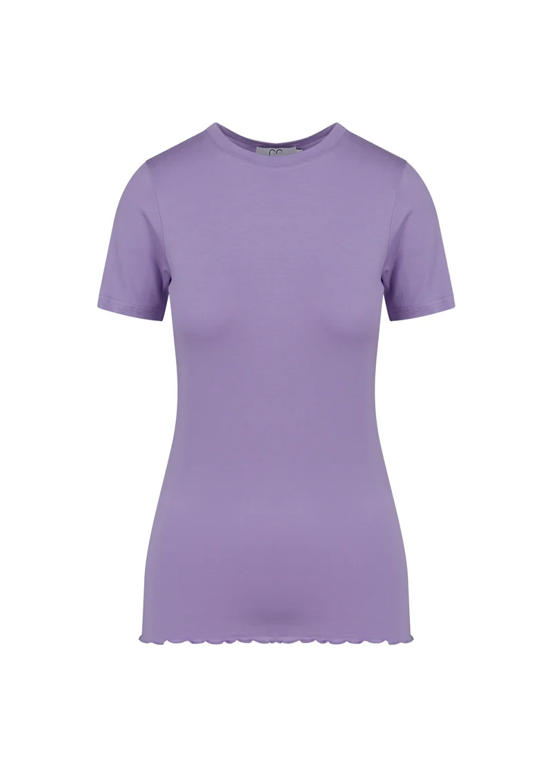 CC HEART SOFIA KORTÄRMAD BLUS - Lavender
