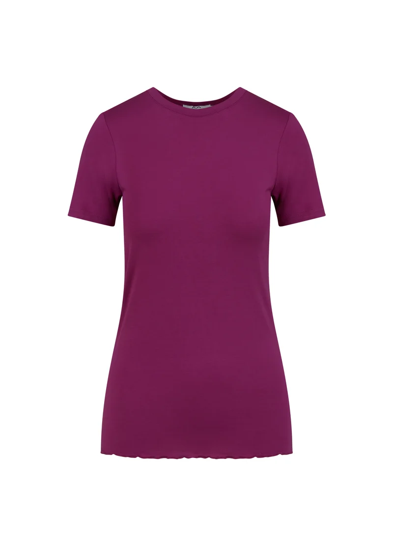 CC HEART SOFIA KORTÄRMAD BLUS - Berry