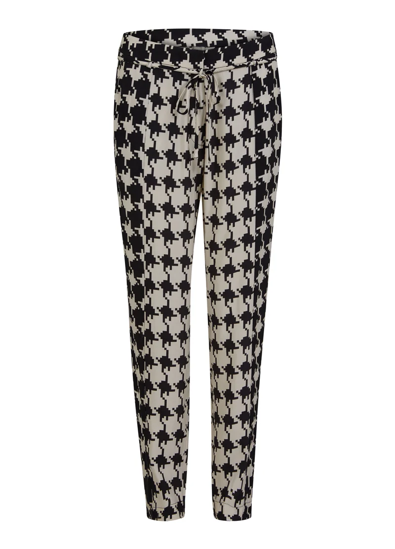 BYXA I HOUNDSTOOTH-TRYCK - STELLA FIT - Houndstooth mix print