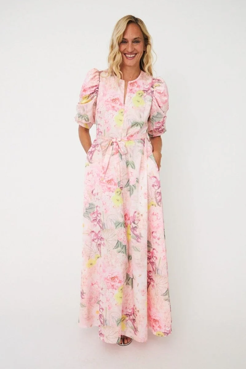 Cras - Kayla Maxi Dress C717 - 8156 - 8156 Floral Garden