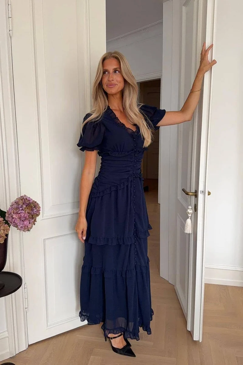 BYIC - Arielic Long Dress A25193 - Navy