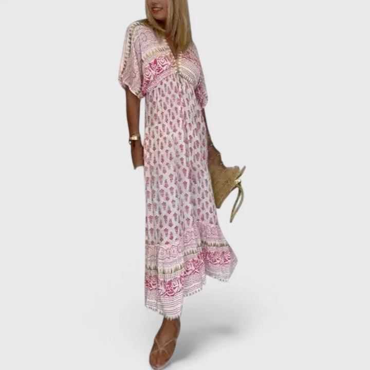 Lyrianna | Bekväm Maxi Klänning
