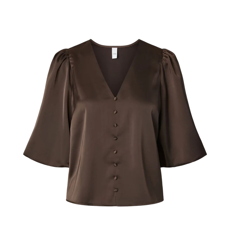 YASPella 2/4 Top - Chocolate brown