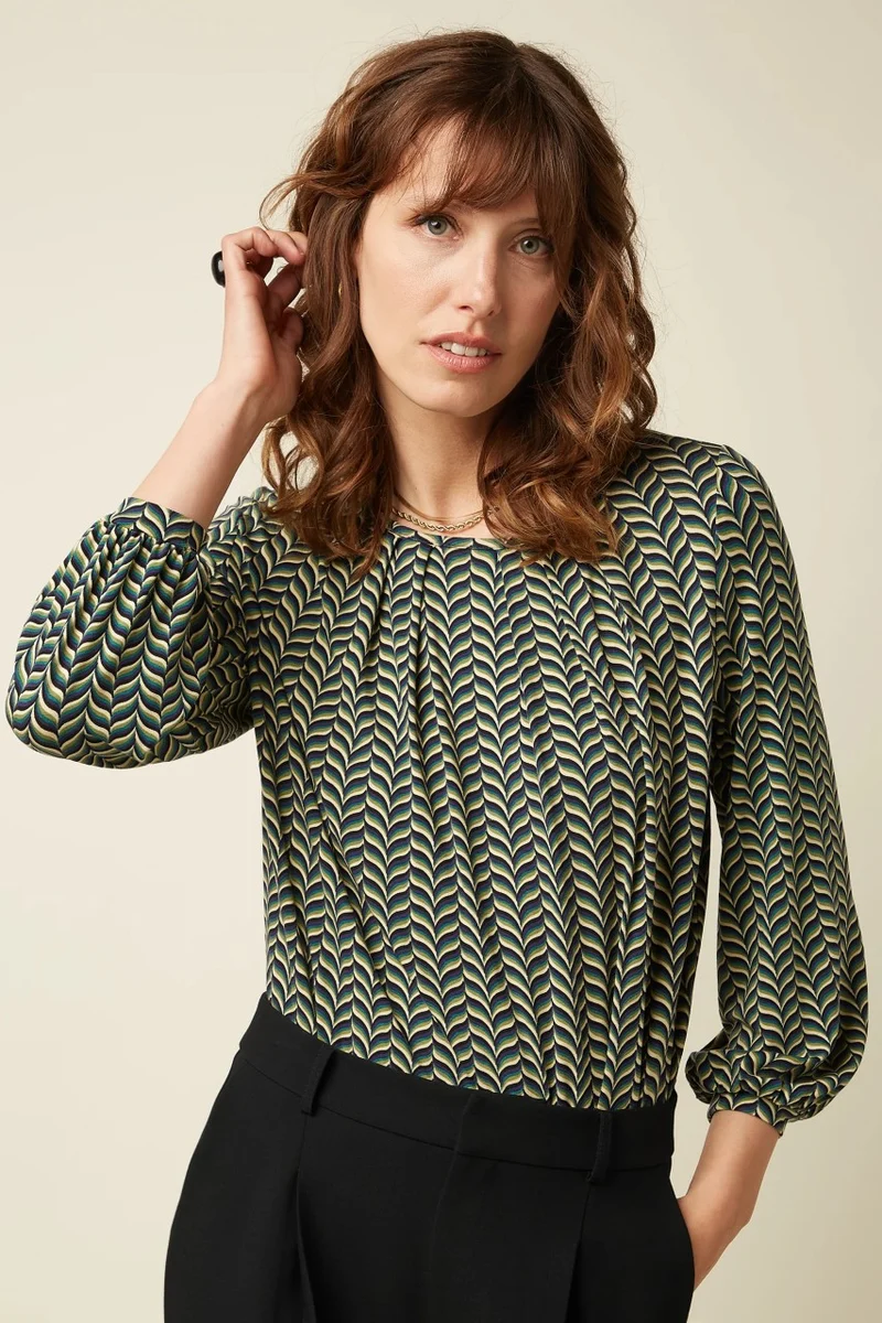 Top Laura pleat Marais