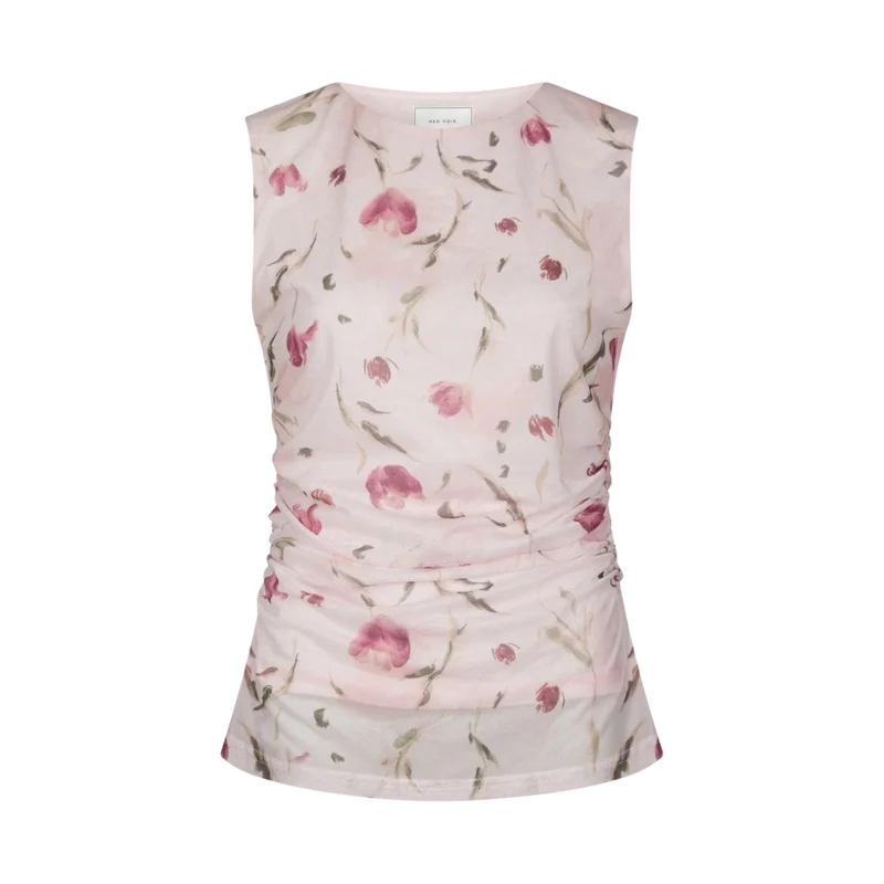 Liblana Artist Mesh Top - Light pink