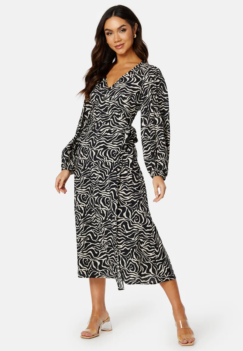 Leonora Wrap Midi Dress