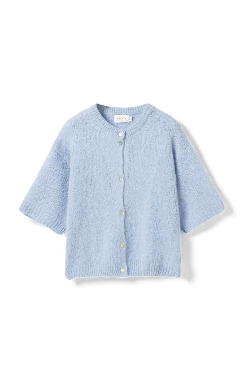 Noella - N-Kae Ss Knit Cardigan 15950003 - 016 - Light Blue
