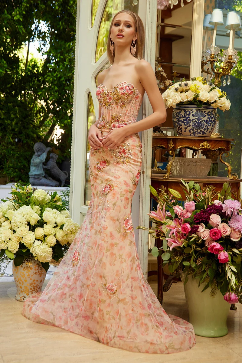 Axelbandslös Sweetheart Mermaid Women Formell Klänning från GLS by Gloria - GL3627 - Special Occasion/Curves