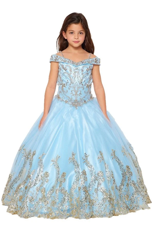 Cinderella Couture USA AS8017 Paljett Tyll Spets Mini Quince